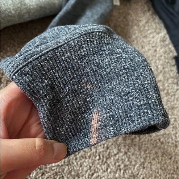 LULULEMON Pleat to Street Bomber Jacket Heathered Gray Pockets Size 8 - Picture 9 of 9